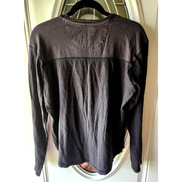 Reclaim Long Sleeved Charcoal Gray Tee Mens size Large - Picture 2 of 3